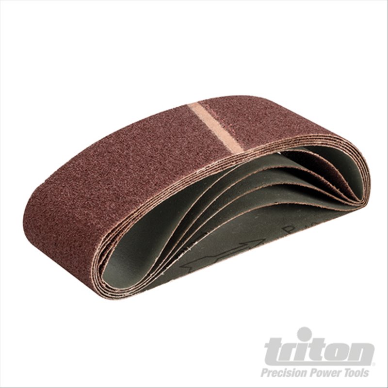 Triton Sanding Belt 75 x 533mm 5pk 40 Grit