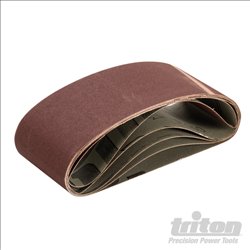 Triton Sanding Belt 75 x 457mm 5pk 150 Grit