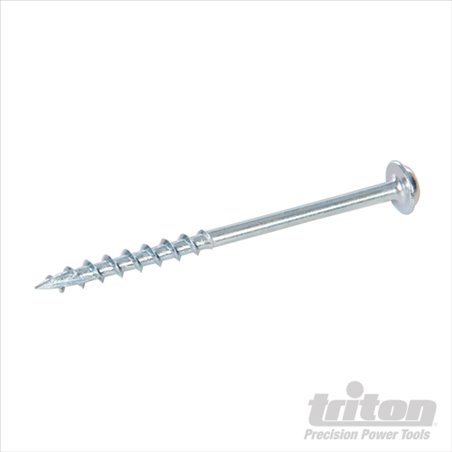 Triton Zinc Pocket-Hole Screws Washer Head Coarse P/HC 8 x 2-1/2" 250pk