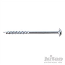 Triton Zinc Pocket-Hole Screws Washer Head Coarse P/HC 8 x 2-1/2" 250pk