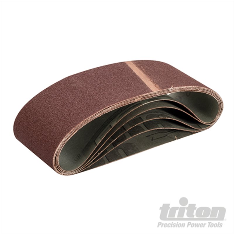 Triton Sanding Belt 75 x 533mm 5pk 60 Grit