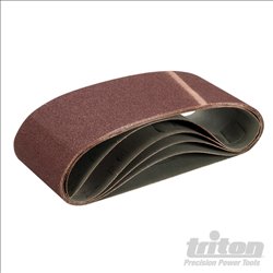 Triton Sanding Belt 100 x 610mm 5pk 60 Grit