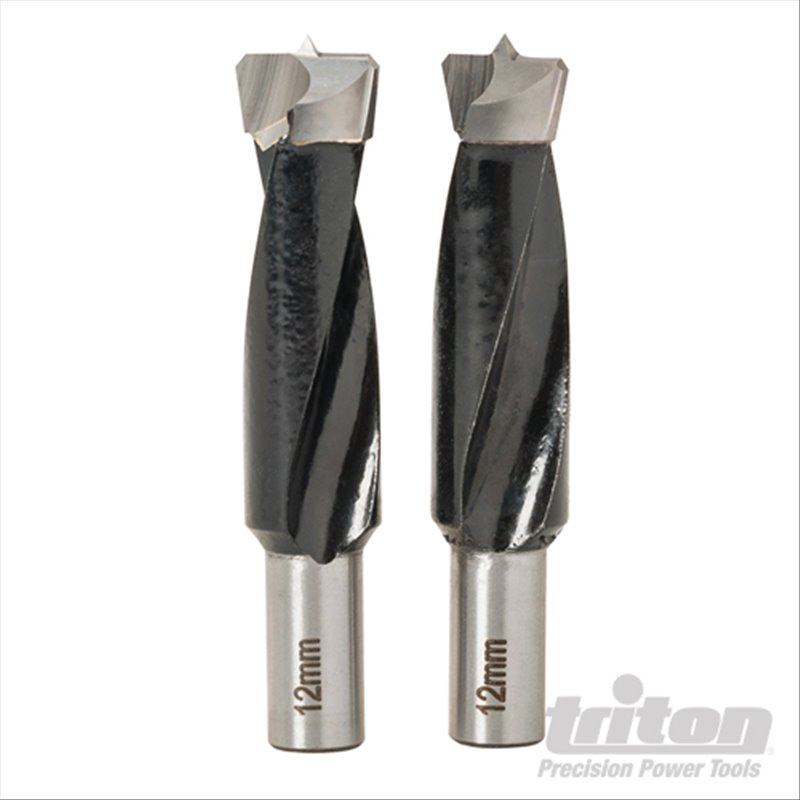 Triton Dowel Jointer Bits 12mm 2pk TDJDB12 Dowel Jointer Bits 12mm 2pk