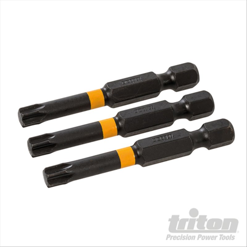 Triton T30 Screwdriver Impact Bit 3pk T30 50mm