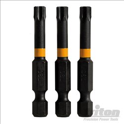 Triton T30 Screwdriver Impact Bit 3pk T30 50mm