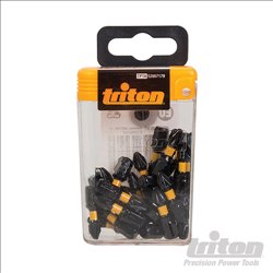 Triton Pozi Screwdriver Impact Bit 25pk PZ2 25mm