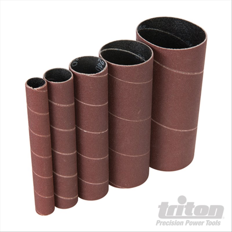 Triton Aluminium Oxide Sanding Sleeves 5pce TSPSS240G5PK Sanding Sleeves 5pce 240G