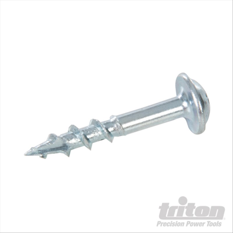 Triton Zinc Pocket-Hole Screws Washer Head Coarse P/HC 8 x 1" 100pk